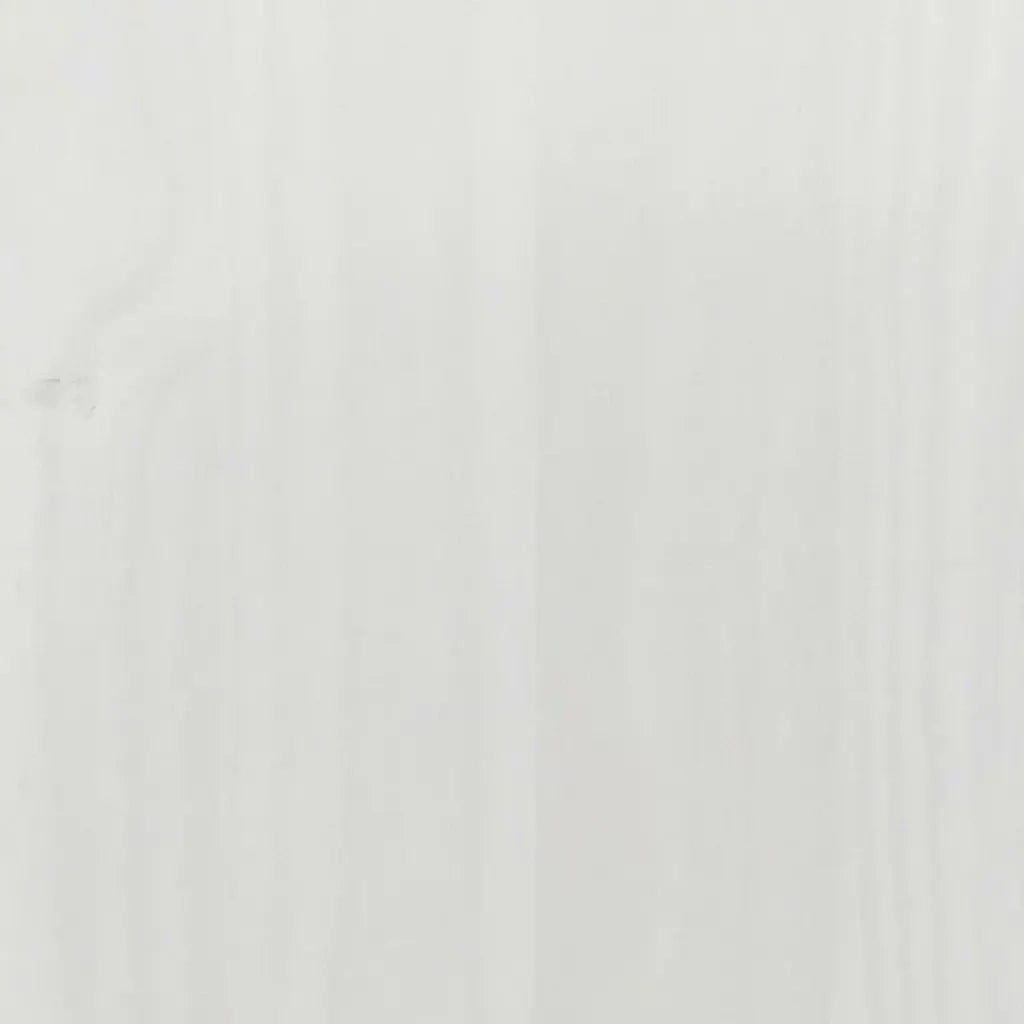 vidaXL Armadio Corona Bianco 151,5x52x186 cm in Legno Massello di Pino