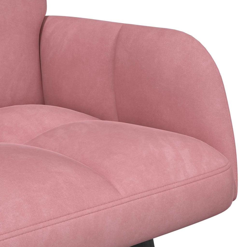 Sofa a Due Posti Rosa 115 x 61 x 87 cm Velluto 42028943