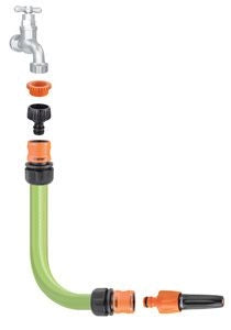 KIT IRRIGAZIONE DA GIARDINO CON LANCIA E RACCORDI PER TUBO 3/4 POLLICE CLABER ST
