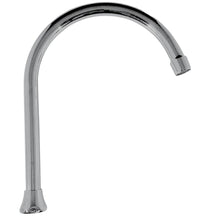 Canna alta ad ombrello, con attacco universale da 3/4, alta 25 cm cromata