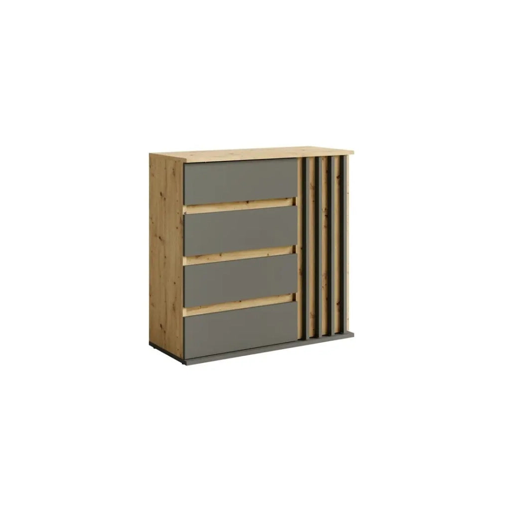 Set mobile da ingresso con appendiabiti e specchio + cassettiera - Collezione Mone