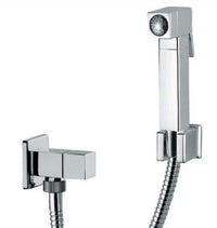 Kit per wc in ottone con rubinetto apertura/chiusura , flessibile 120 cm