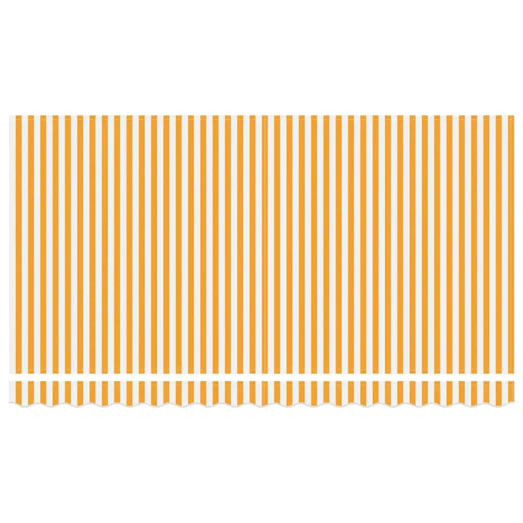 Struttura della tenda-Telaio per tenda da sole Giallo e Bianco 400 x 200 cm