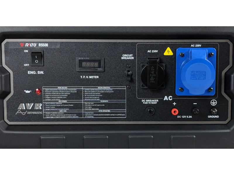 Generatore di corrente Rato R5500 5.5kW motore benzina 389cc gruppo elettrogeno