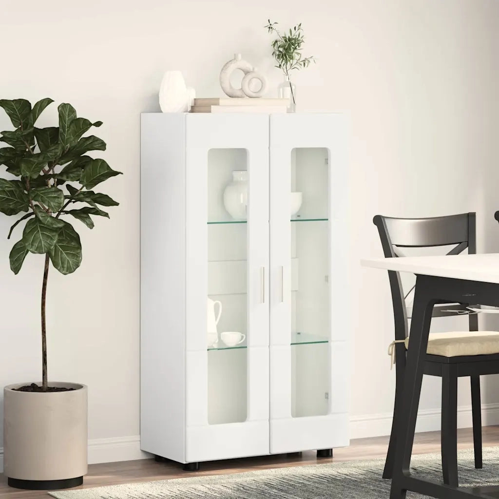 Credenza con porta FLORIN Bianco Lucido 55,5 x 29 x 100 cm