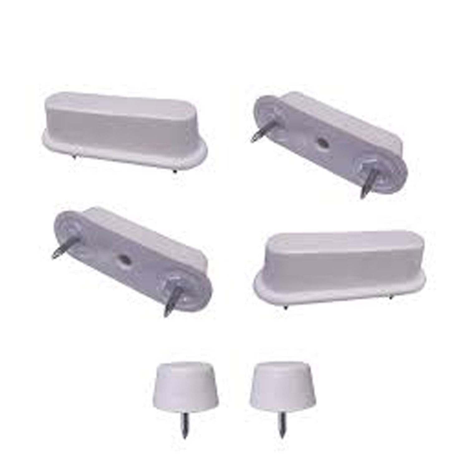 Saniplast Set Paracolpi Rettangolari H12, Bianco 6 unit?‚Ä†