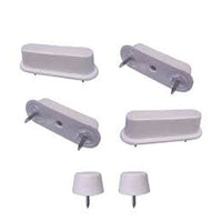 Saniplast Set Paracolpi Rettangolari H12, Bianco 6 unit?‚Ä†