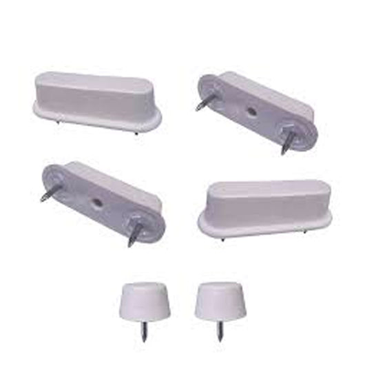 Saniplast Set Paracolpi Rettangolari H12, Bianco 6 unit?‚Ä†