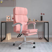 Poltrona da Ufficio Reclinabile Rosa in Similpelle cod mxl 8305