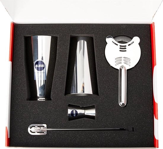Set Shaker Boston INOX, vetro, acciaio inossidabile 18/10, multicolore, Unico Dimensione