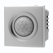 Trade Shop - Sensore Movimento Pir Infrarossi 2m Timer Silver Compatibile Bticino Axolute -