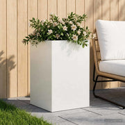 Vaso da giardino Bianco 50 x 50 x 75 cm 8005388