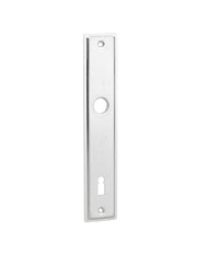 Placca d'ingresso per serratura da incasso con chiave, alluminio - THIRARD