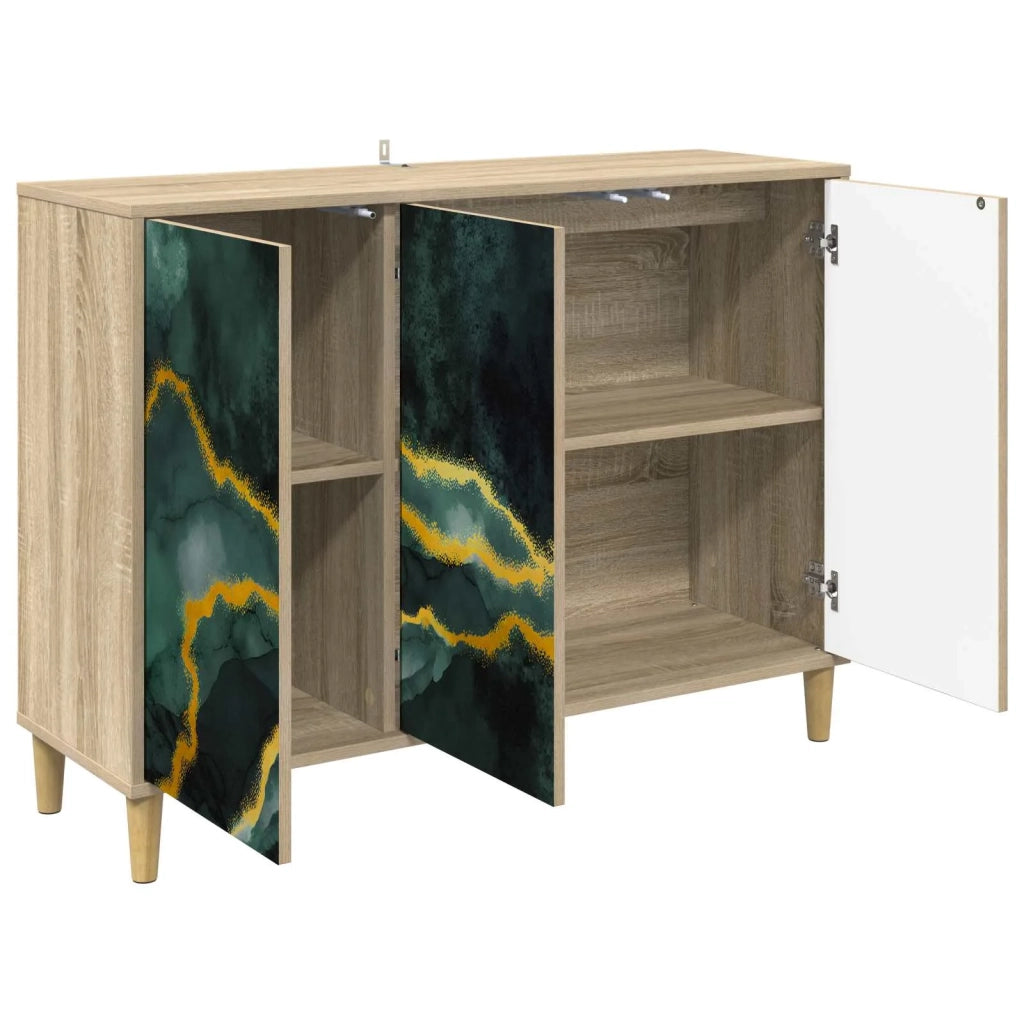 Credenza WIJHE Sonoma 102 x 33 x 75 cm Legno ingegnerizzato 8006954