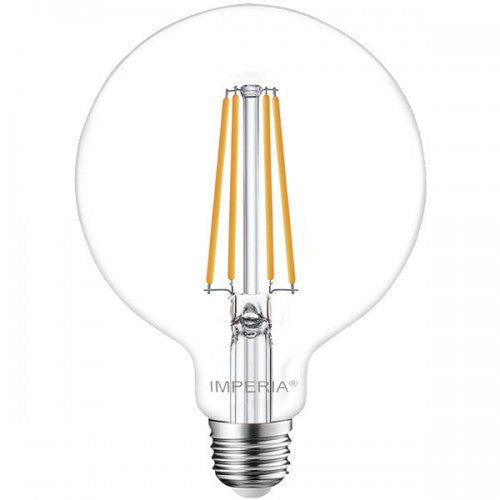 IMPERIA 6012130 Lampada LED E27 Maxisfera Filament Luce Calda