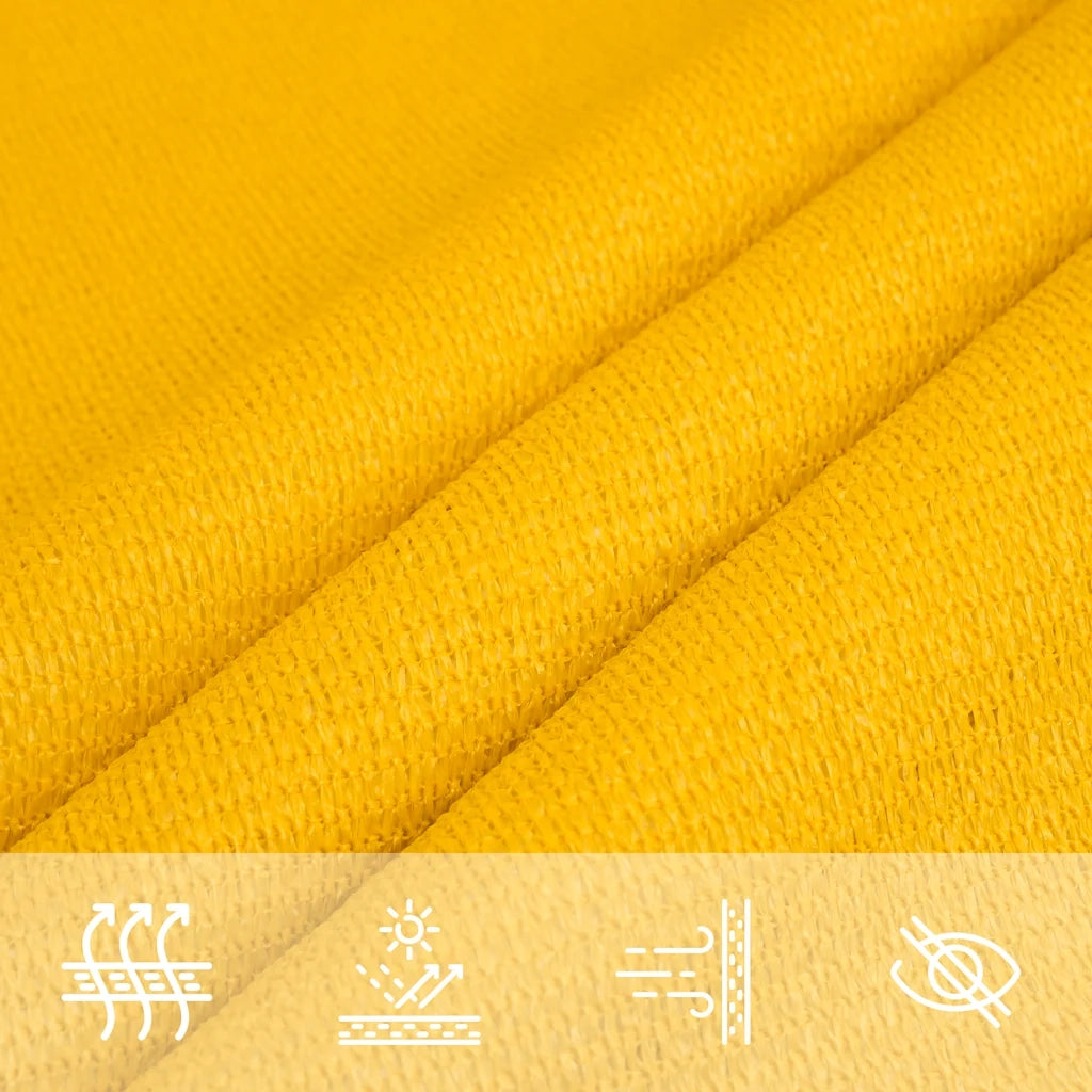 Vela Parasole 160 g/m² Trapezio Giallo 4/5x3 m in HDPE 311600
