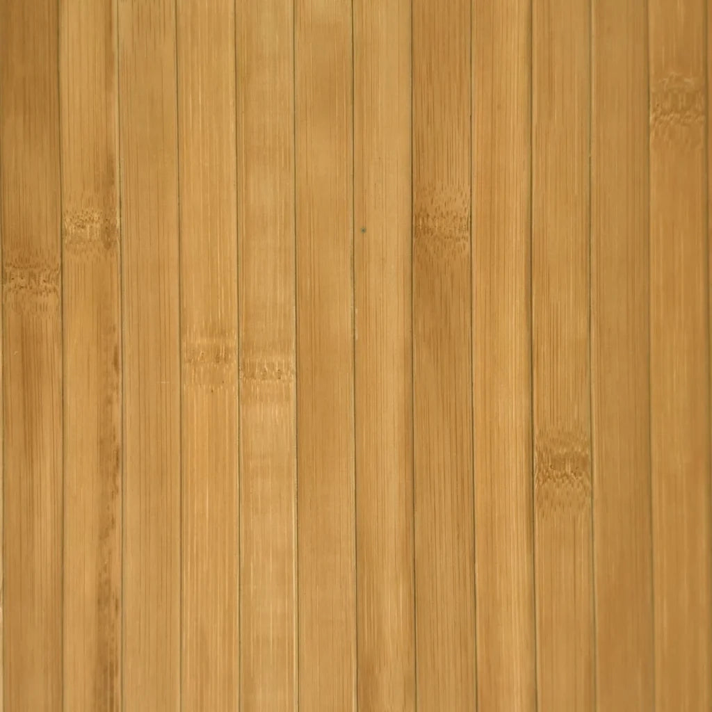 Tappeto Rotondo Naturale 100 cm in Bambù 376985