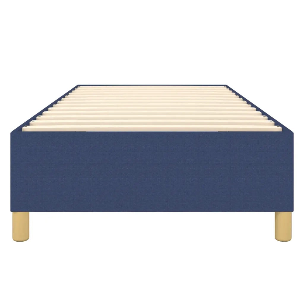 Struttura Letto a Rete a Molle Blu 90x190 cm in Tessuto 3120927