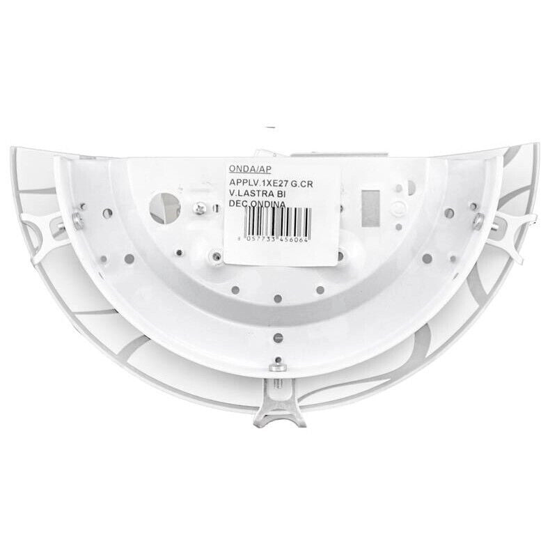 ONDA LAMPADA APPLIQUE 1 LAMPADINA E27 30 CM ONDINA