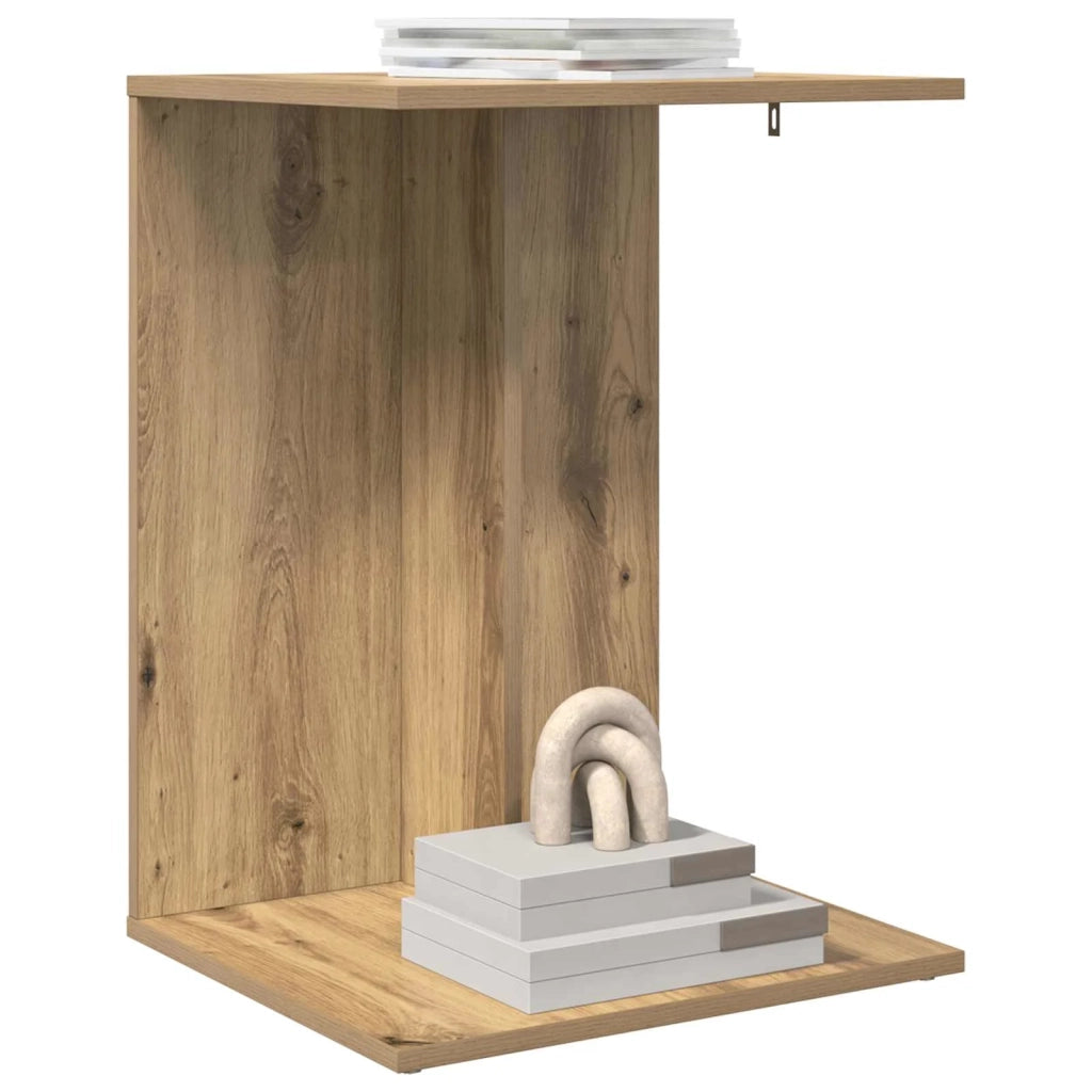 Tavolo laterale Rovere artigianale 45 x 40 x 62,5 cm