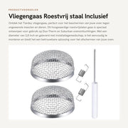 Viti e accessori per installazioni - Insetti - Protezione - 2,8 pollici - Acciaio inossidabile - 2 pezzi - Accessori per installazione - Protezione dagli insetti - Adatto per Duo-Therm/Suburban - Insetticida