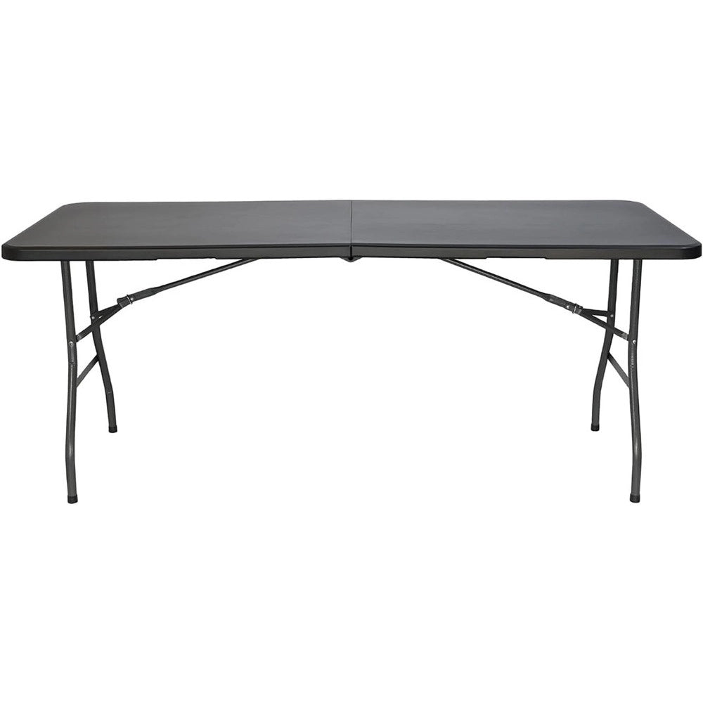 Trade Shop - Tavolo Pieghevole Portatile Rettangolare 180cm Multiuso Campeggio Eventi 4-6 Persone -