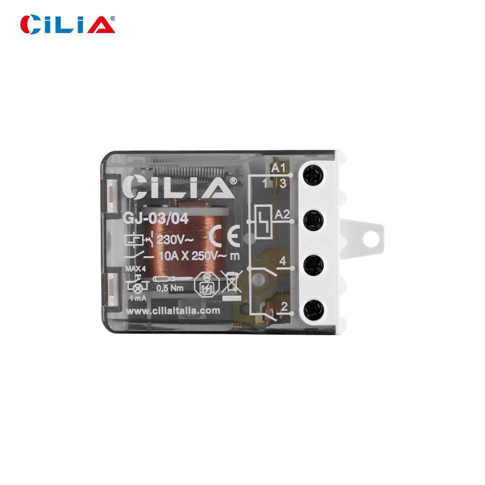 Interruttore a Impulsi Rele Elettromeccanico ¨C zephmum ¨C Bianco 230V 10A 2NO