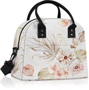 Tas per Picnic Isolato Grande per Donne con Cinturino Impermeabile Picnic per Ufficio, Stile Boho con Fiori