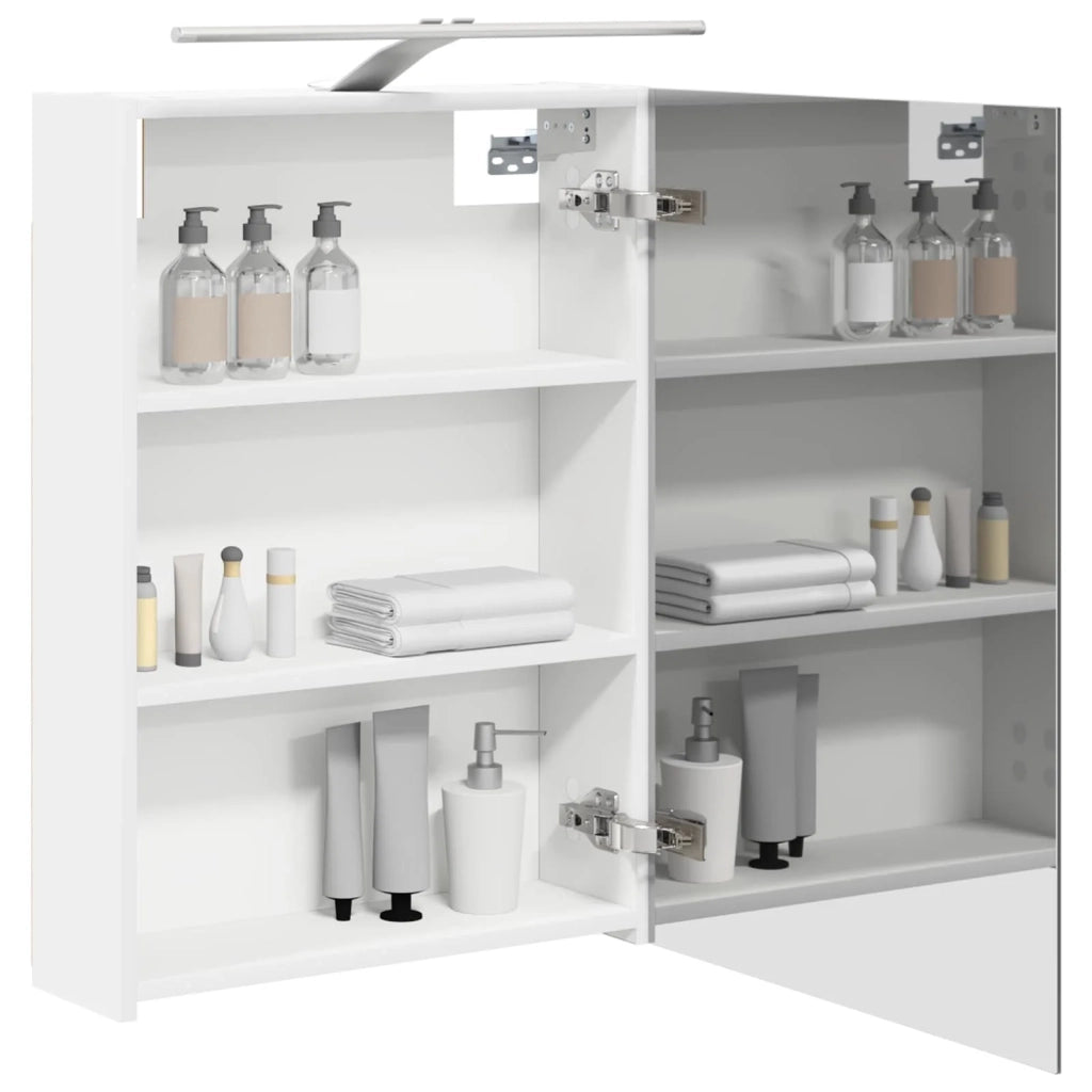 Mobiletto per specchio da bagno Bianco 50 x 14,5 x 70 cm 889047