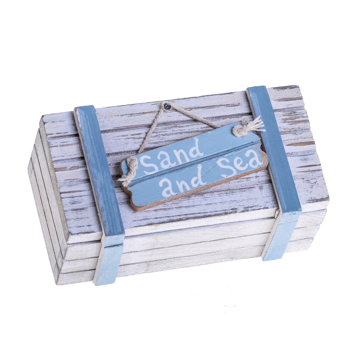 Set 4 Scatole Decori Marine H 6 cm