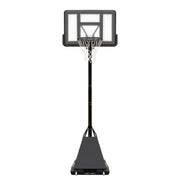 Canestro da Basket Esterno Altezza Allungabile 245-305 cm Base Zavorrabile Nero