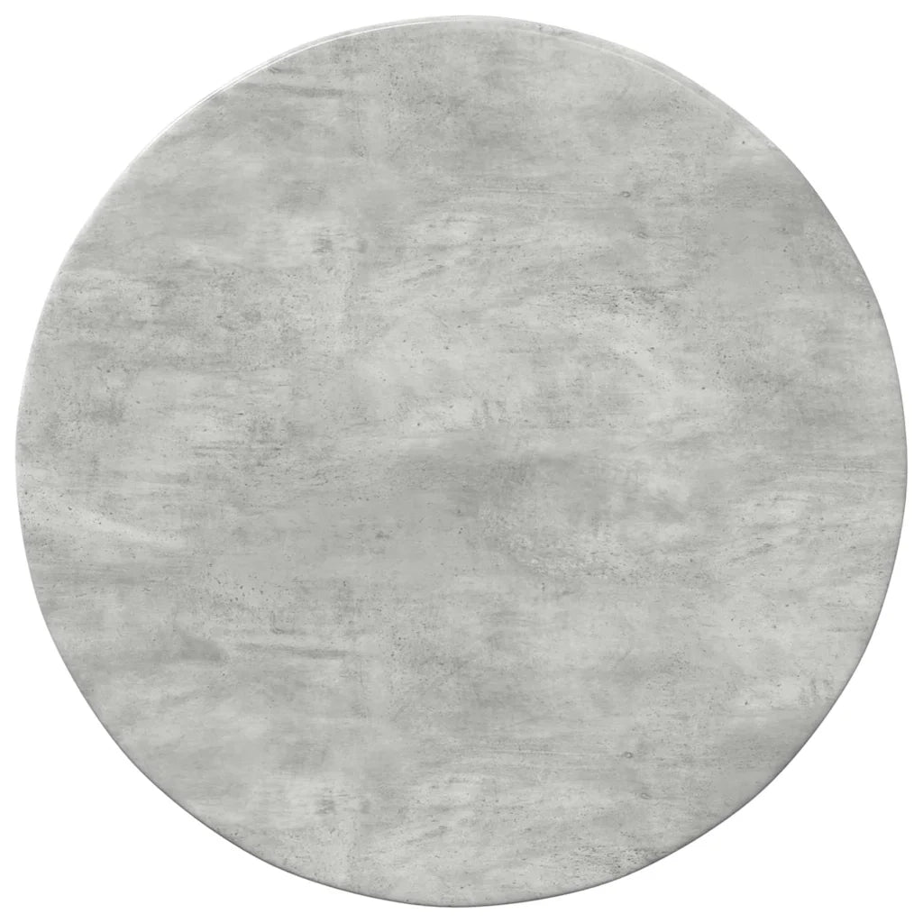 Piano del tavolo Grigio cemento Ø 40 x 1,5 cm Legno multistrato