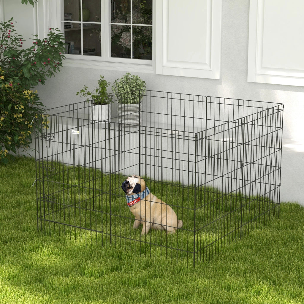 Recinto modulabile per animali piccoli ¨C zephmum ¨C 61x91 cm nero