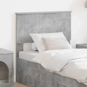 Testiera-Testata-Testiera Decorativa Grigio cemento 80 cm Legno multistrato 492172