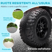 Quad per Bambini 3-8 Anni con Licenza McLaren e Fari LED, 107x71x73.5 cm, Nero e Arancione