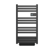 Scaldasalviette elettrico Thomson senza fluido, connesso WiFi, con ventilatore, 500 + 1000W, Cosmo nero