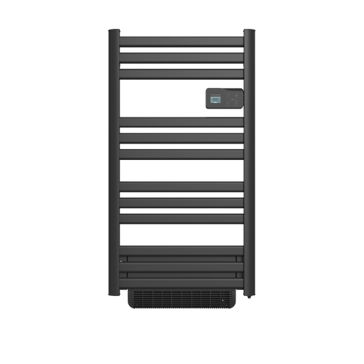 Scaldasalviette elettrico Thomson senza fluido, connesso WiFi, con ventilatore, 500 + 1000W, Cosmo nero