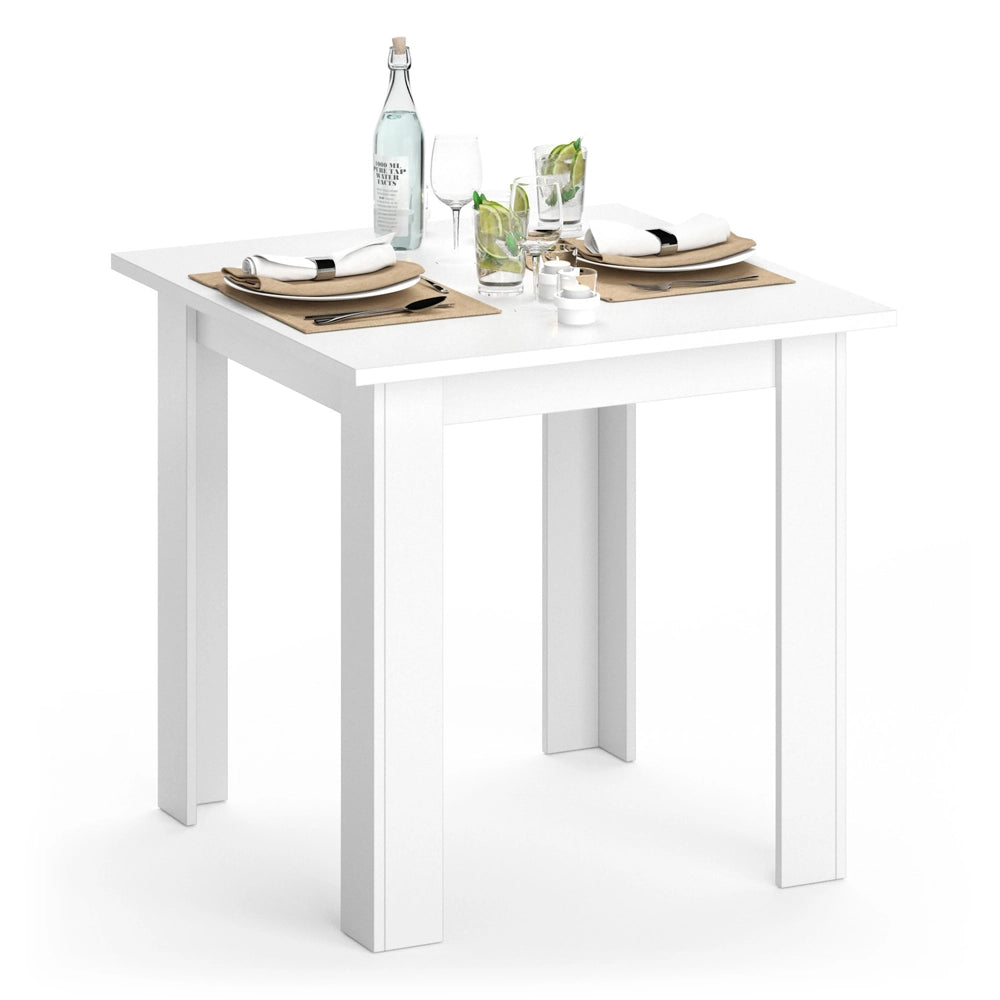 Vicco Tavolo da pranzo Bianco 80 x 80 cm