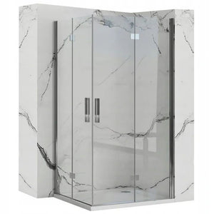 Cabina Doccia Rea Molier Chrome Double 100x100