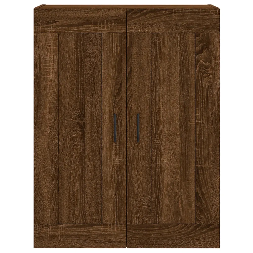Armadietti a Parete 2 pz Rovere Marrone in Legno Multistrato CFW3094256