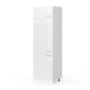 Vicco Armadio frigorifero Bianco lucido 60 cm