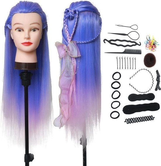Capelli Finte - Manichino per Capelli - Capelli Finti Umani - Capelli Finti - Manichino per Capelli