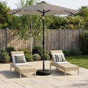 Parasol da Giardino con Luci LED 230 x 230 cm Poliestere 42036256