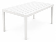 Tavolo Componibile Rettangolare Sumatra Pro Garden Bianco Cm 138x80x72h