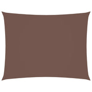 Parasole a vela | Telo Ombra | Vela da ombra in Tessuto Oxford Rettangolare 2x3 m Marrone