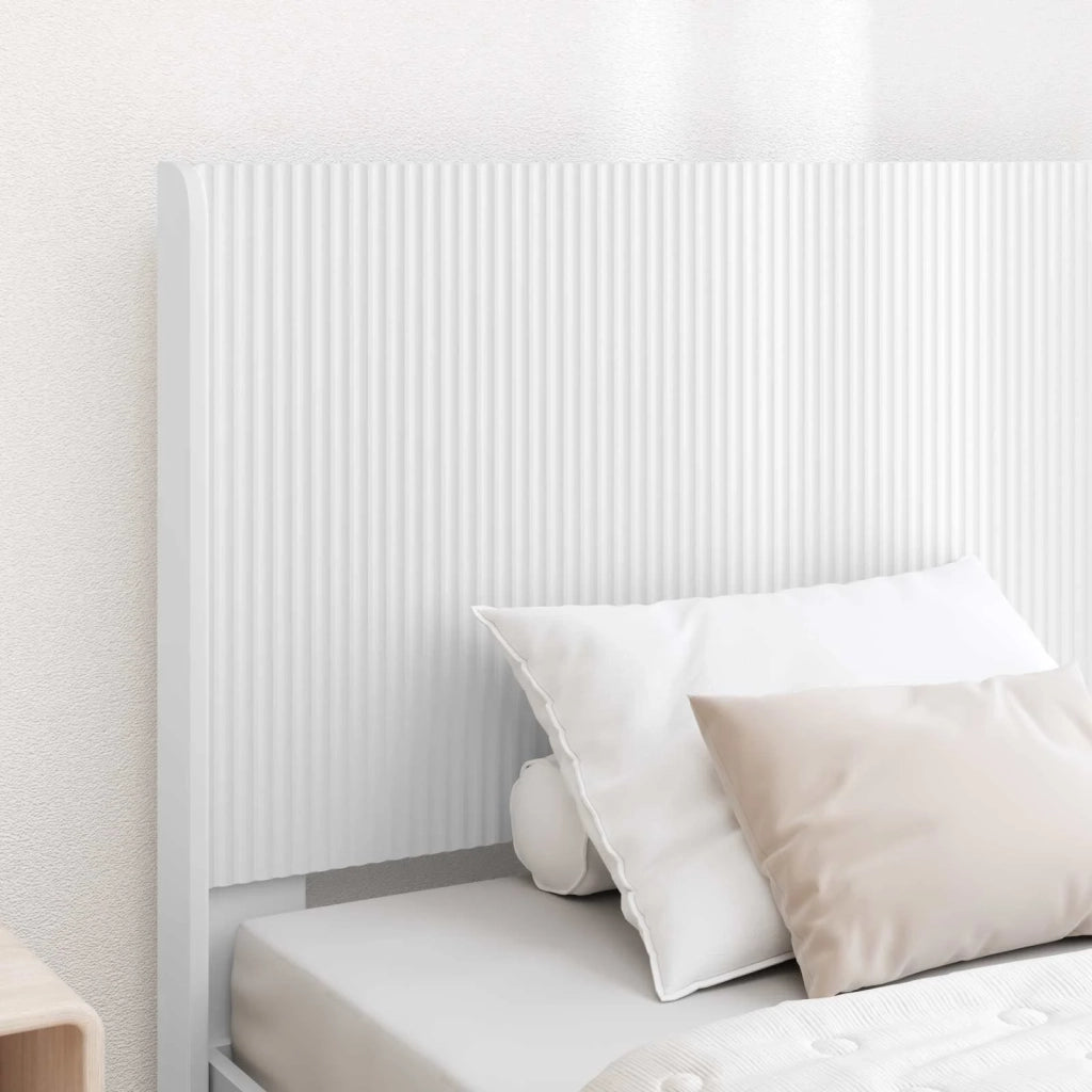 Struttura del letto con stoccaggio e testata Bianco 90 x 190 cm 3414157