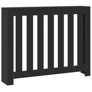 Copertura Termosifone Nera 104x20x82 cm Legno Multistrato CFW5591245