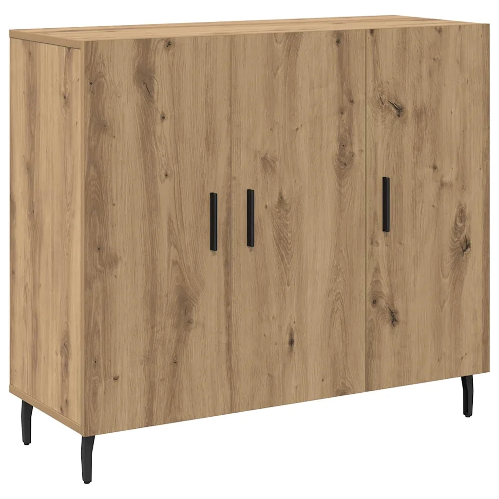 Credenza-Buffet-Armadio da cucina Rovere artigianale 90 x 34 x 80 cm Legno multistrato 978503
