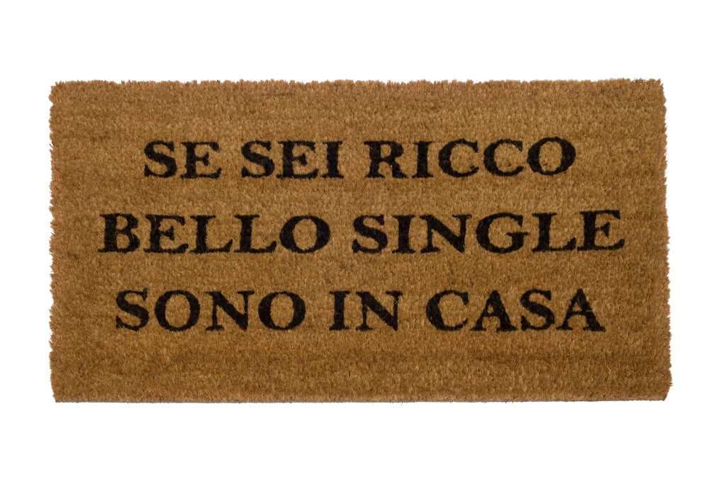 Zerbino Entrata Ingresso Casa Esterno Antiscivolo In Cocco Allegro Ricco Single