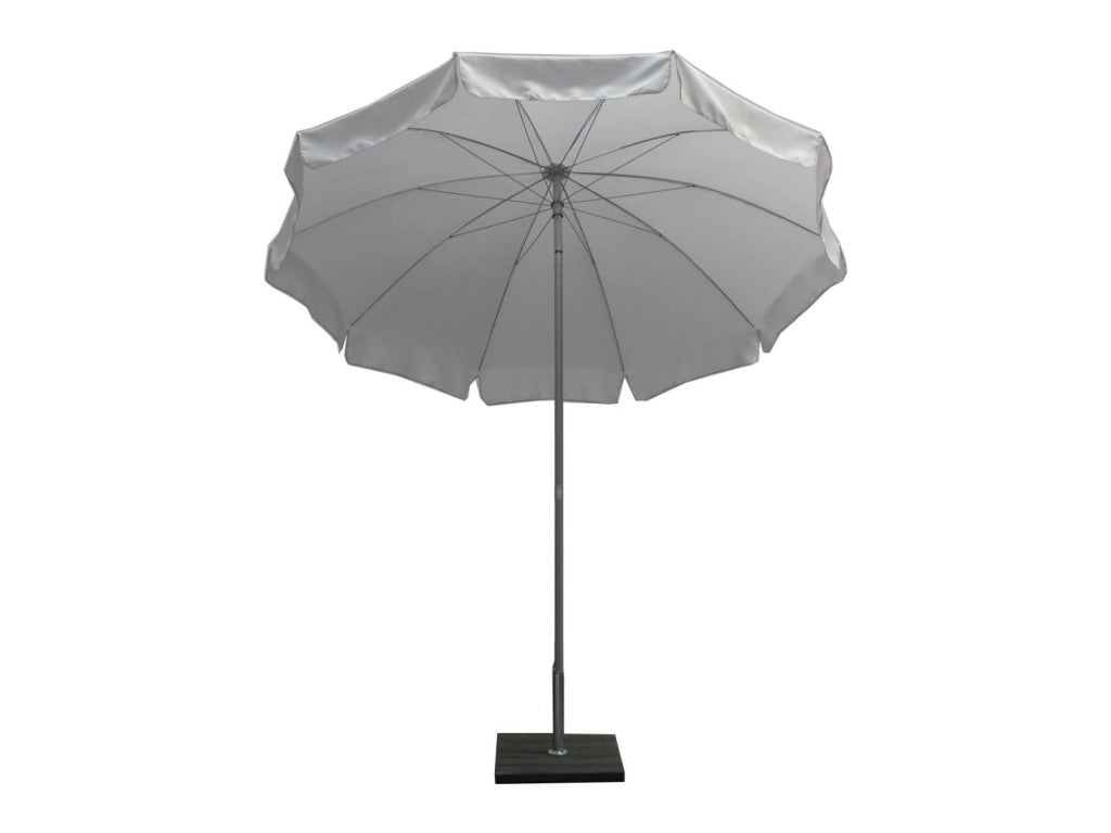 Ombrellone da Giardino Ø2,4 m Palo Ø33 mm in Acciaio Maffei Novara Grigio